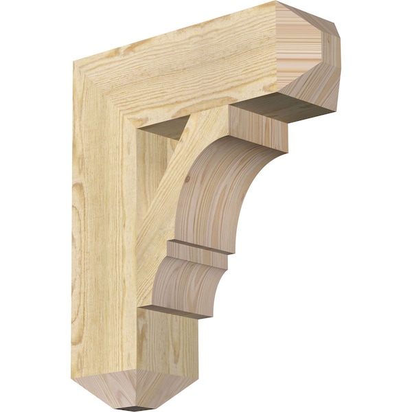 Ekena Millwork Balboa Craftsman Rough Sawn Bracket, Douglas Fir, 6"W x 20"D x 24"H BKT06X20X24BOA04RDF - main